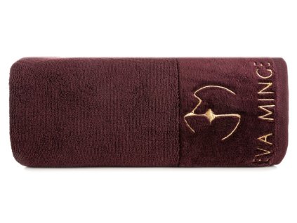 Froté ručník Gaja 30x50 bordó 550 g/m2 Eva Minge Eurofirany