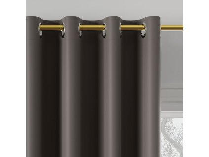 Zatemňovací závěs na průchodkách, šířka 140 cm x výška 250 cm, barva 204 teplá tmavě šedá TD0015/ZGP/204/140250/1