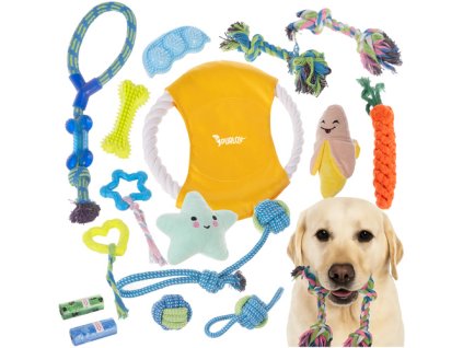 Žvýkací hračka pro psy, tahadlo - sada 25384
