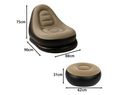 Nafukovací zahradní židle Gardlov 25365