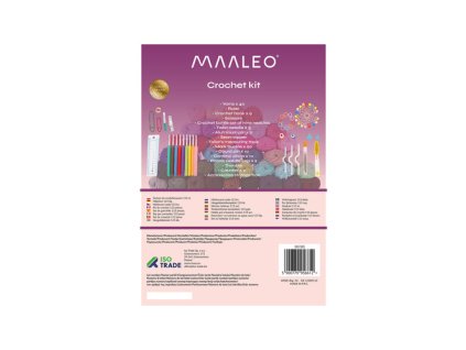 Háčkovací sada 113 dílů Maaleo 25885