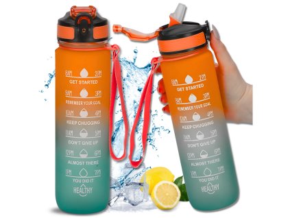 TRESSARI Sportovní láhev 1000ml BPA Free z odolného Tritanu - Ideální láhev na vodu pro aktivní životní styl