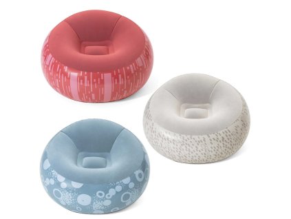 Nafukovací křeslo Bestway 75052 modré pro relaxaci a pohodlí na vodě