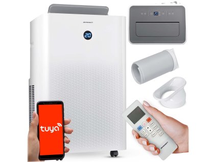 Přenosná klimatizace 14000 BTU s odvlhčovačem a topením WiFi 37l za 24 hodin Berdsen BD-583