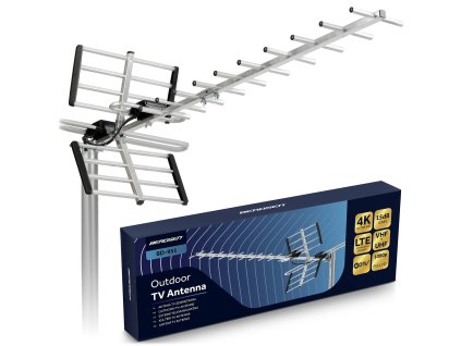 Venkovní TV anténa Berdsen BD-951 pro Ultra HD 4K příjem signálu