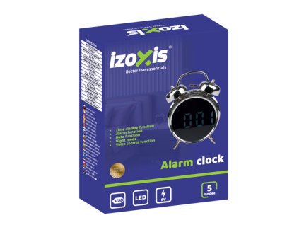 Digitální hodiny - budík Izoxis 26337