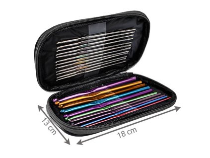 Sada háčkovaných předmětů Maaleo 25886, 69 dílů