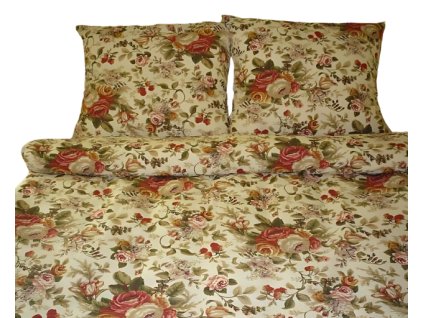 Bavlněné povlečení 160x200 s jedním povlakem na polštář 70x80 58/1 Mostowiak zapínaná na knoflíky