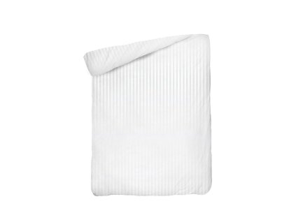 Bavlněné povlečení 160x200 s přesahem 25 cm Adamash pruh 2 cm bílý hotel PC