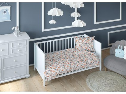 Dětské bavlněné povlečení na zip 160x200 se zvířátky 3697 C KARO Dreamland