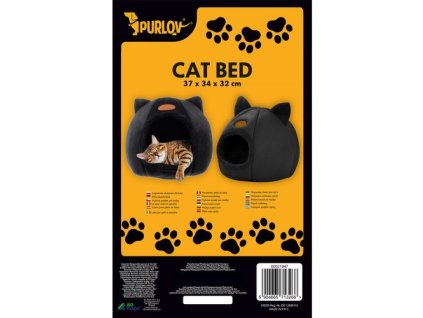 Plyšový pelíšek pro kočky - Purlov 21947 box