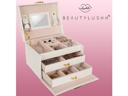 Šperkovnice/pouzdro - béžová