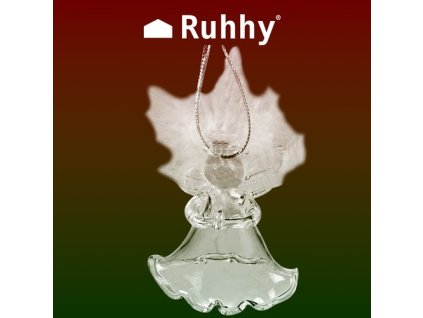 Průhledné cetky - andělé, 6 ks. Ruhhy 22497