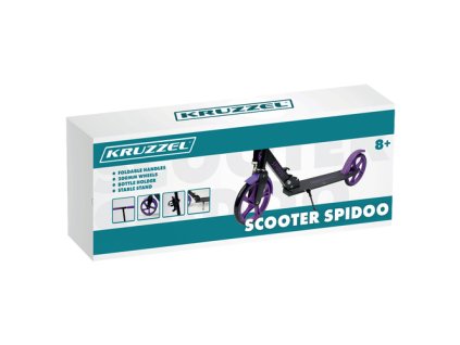 Fialová koloběžka Spidoo Kruzzel 25630