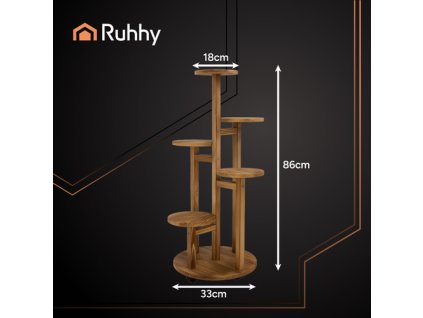 Stojan na květiny 86 cm Ruhhy 26041