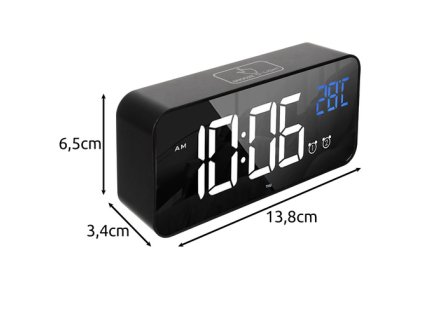 Budík - LED hodiny Izoxis 24736