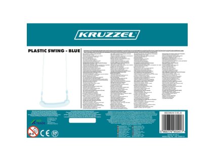 Plastová houpačka - modrá 25446