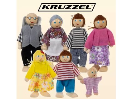 Miniaturní panenky - 7 ks. Kruzzel 19764