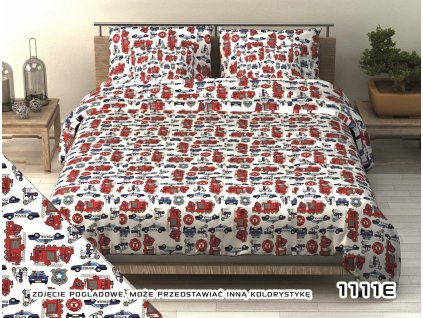 Bavlněné povlečení 100x150 1111E Hasičský sbor Policejní sbor