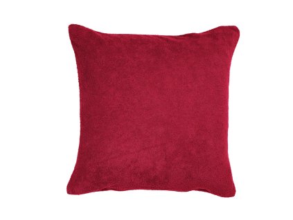 Froté povlak na polštář 40x40 bordó 026 silný 200g/m2 KARO