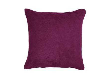 Švestka 027 silný 200g/m2 KARO froté povlak na polštář 40x40