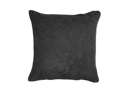 Froté povlak na polštář 40x40 černý 044 silný 200g/m2 KARO