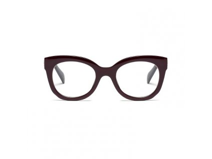 Retro Brýle Zero v Hnědé Barvě, UV400 CE, z Vysoce Kvalitních Plastových Materiálů