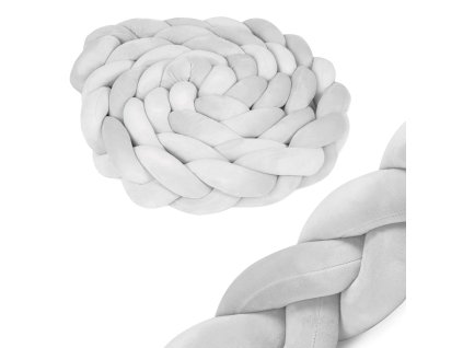 Ricokids nárazník do postýlky 3m - šedý