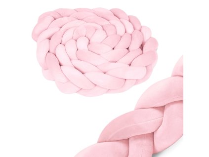 Ricokids nárazník do postýlky 3m - růžový