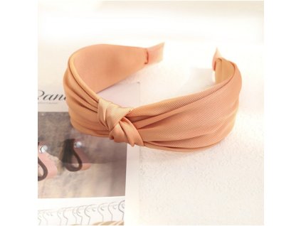 Elastická Látková Čelenka O391WZ2, Průměr 12,5 cm, Šířka 7 cm