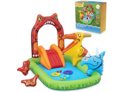 Jurské nafukovací hřiště Bestway 53160 241 x 140 x 137 cm pro děti