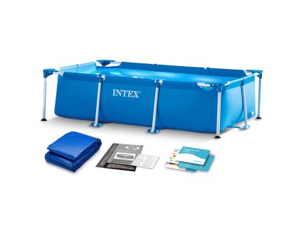 Ocelový nadzemní bazén 260 x 160 x 65 cm 2v1 INTEX 28271