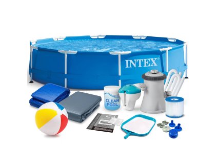 Zahradní bazén s kovovou konstrukcí 305 x 76 cm 15v1 INTEX 28202