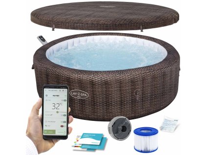 Nafukovací vířivka Lay-Z Spa Bali Hnědá pro 7 osob Bestway 6001P