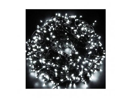 Dekorativní Vánoční LED Osvětlení 100 světel, Cold White + Flashing White, pro vnitřní/venkovní použití