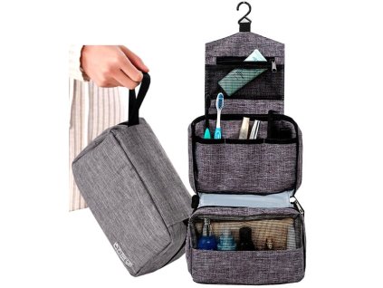 Kabelka kufřík na kosmetiku a organizér na kosmetiku v jednom