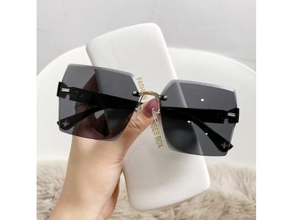 Elegantní sluneční brýle OK360WZ2, černé, šířka 140 mm