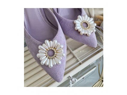 Univerzální perlové klipy na boty, 5x5 cm, hmotnost 35 g