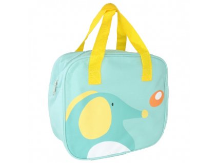 Přepravní taška na potraviny LUNCH BOX, uzamykatelná na zip, polyester, 13 x 15,5 x 12 cm