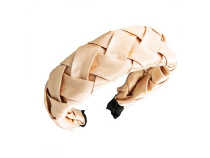 Elegantní čelenka do vlasů O410KN, průměr 12,5 cm, šířka 4 cm