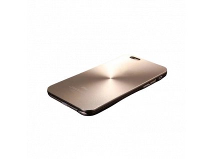 Odolné hliníkové pouzdro pro iPhone 6/6S - zlaté, s výřezy a ochranou tlačítek