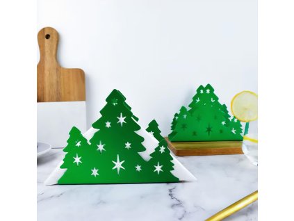 0125863 drzak na ubrousky vanocni stromek