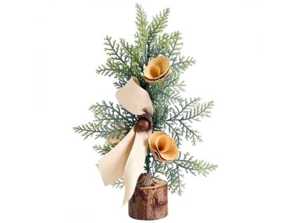 Malý vánoční stromek na dřevěném stojanu Vánoce KSN90