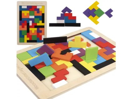 Dřevěné puzzle/ Kruzzel 22667