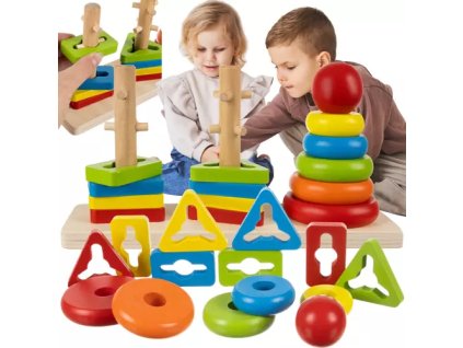 Sorter - dřevěné puzzle Kruzzel 19870