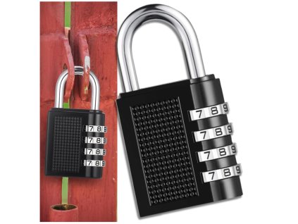 78mm kombinovaný visací zámek, silný kov