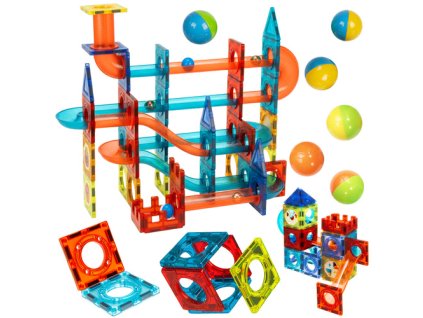 Magnetické bloky - kuličková dráha 96 dílků 26468