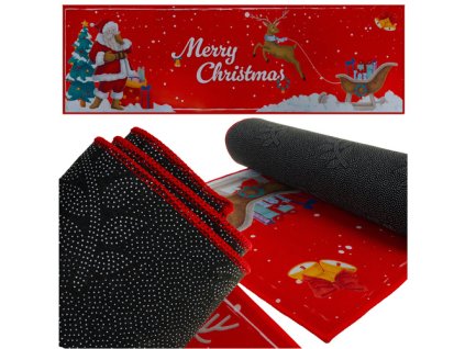 Vánoční běhoun - protiskluzový Ruhhy 26464