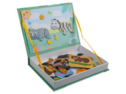 Magnetické puzzle - zvířata