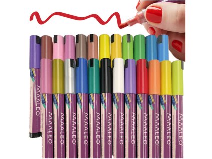 Akrylové fixy - sada 24 kusů Maaleo 25790